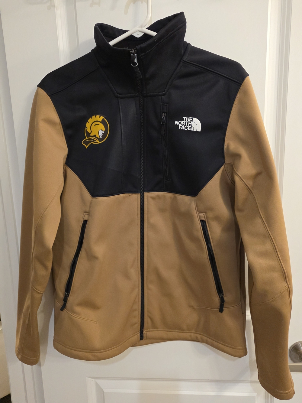 The North Face Men’s Two-Tone Softshell Jacket - Black & Tan